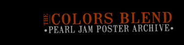 Pearl Jam Posters at thecolorsblend.com